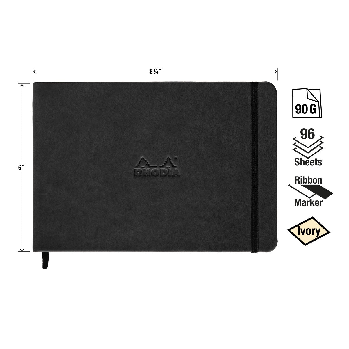 Rhodia Webnotebook "Landscape" Webbies