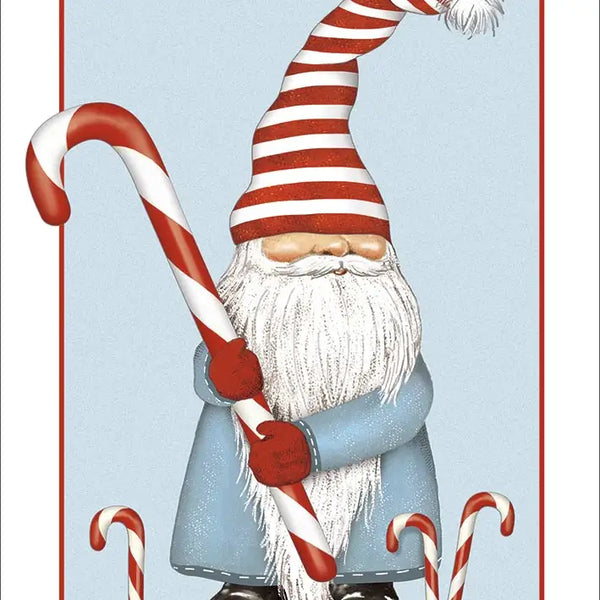 Gnome and Candy Canes by Sugarhouse
