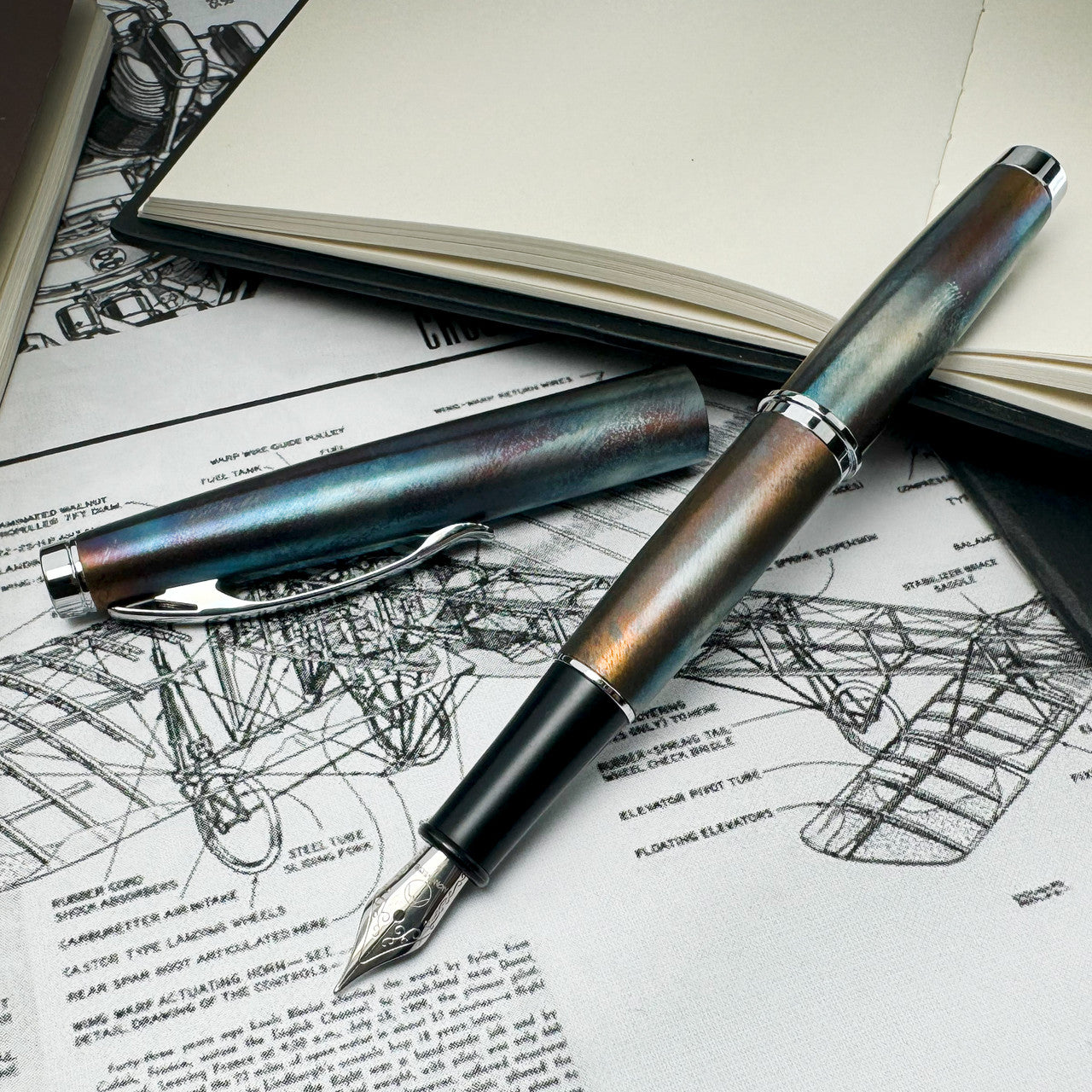 Monteverde USA® Dakota Fountain Pen Raw Flame