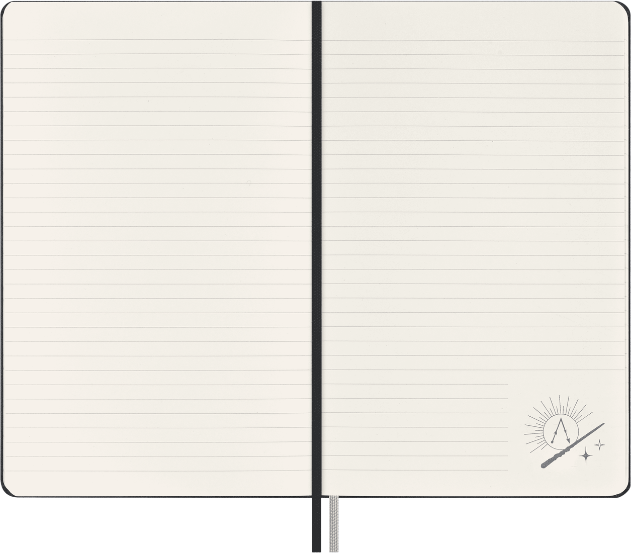 Wizarding World Harry Potter Limited Edition Notebook Large, ruled, hard cover, Lumos