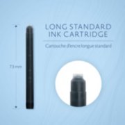Waterman Fountain Pen Ink Cartridges Refill (8 count)