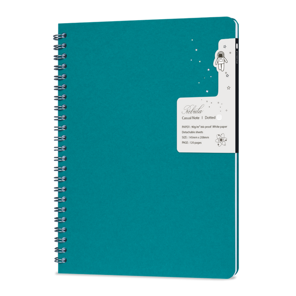Nebula Note Casual, Dotted, Turquoise