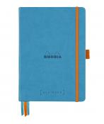 #1187/77 Rhodia HARDCOVER Goalbook, A5, Dot, 120 Sheets, Turquoise