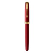 Parker Sonnet RED  Lacquer Gold Tone ROLLERBALL
