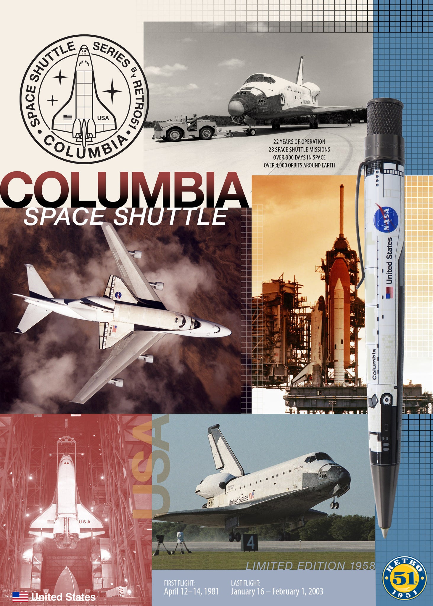 Columbia Space Shuttle