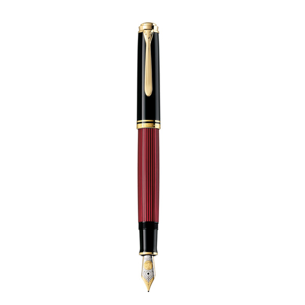 *Pelikan M800 Souveran Black/RED Fountain Pen*