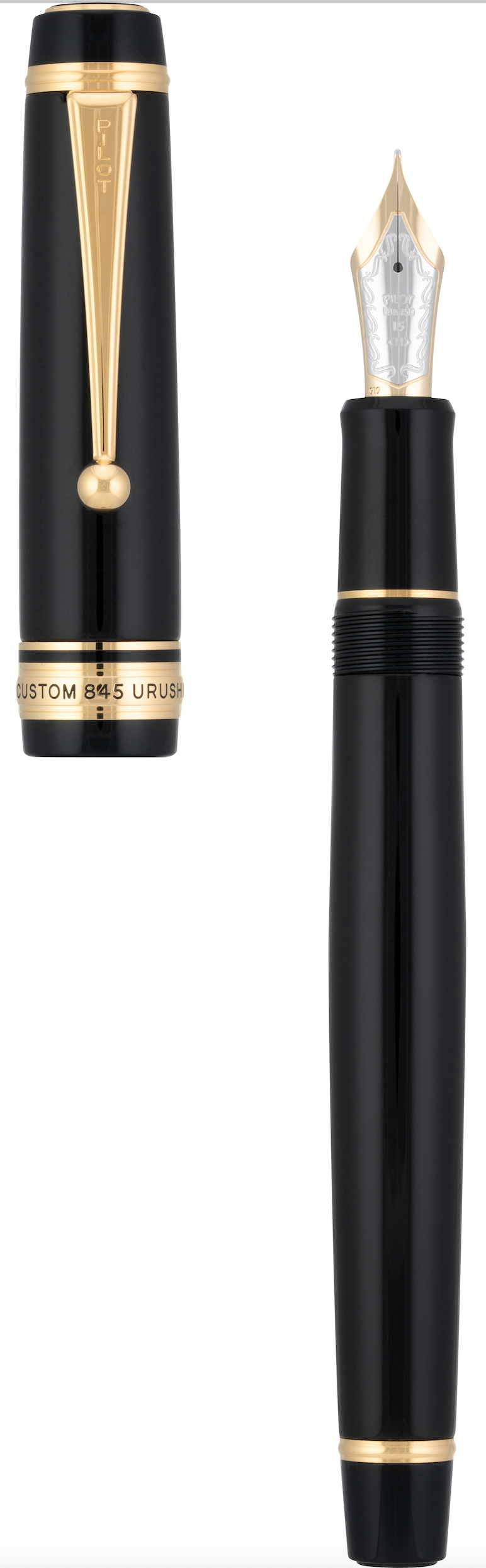 *Pilot Black Custom 845 18kt gold 2-toned nib (special order)