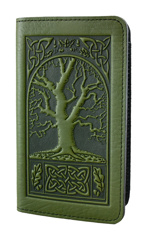 Oberon Checkbook Covers Celtic Oak