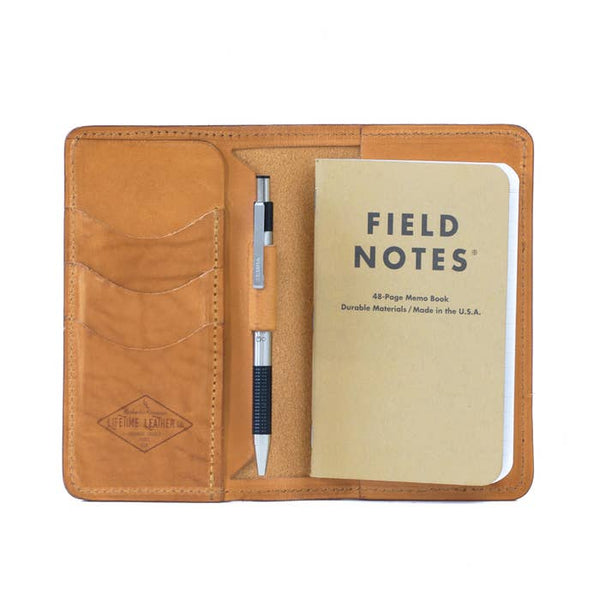 *Lifetime Leather Co Notes Leather Wallet