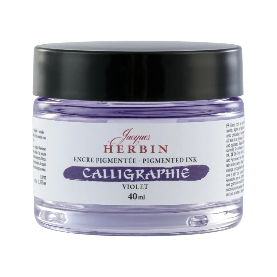 Jacques Herbin Pigmented Calligraphy Inks - 40ml Bottles