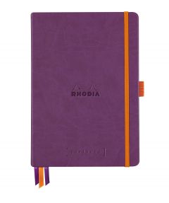 #1187/80 Rhodia Hardcover Goalbook, A5, Dot, 120 Sheets, PURPLE