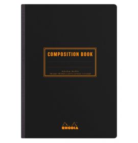 #119249C Rhodia Composition Book, Black