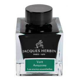 #13137JT - Herbin - Jacques Herbin "Essential" Bottled Inks - 50 ml - Vert Amazone
