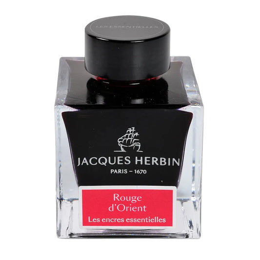 #13169JT - Herbin - Jacques Herbin "Essential" Bottled Inks - 50 ml - Rouge d'Orient