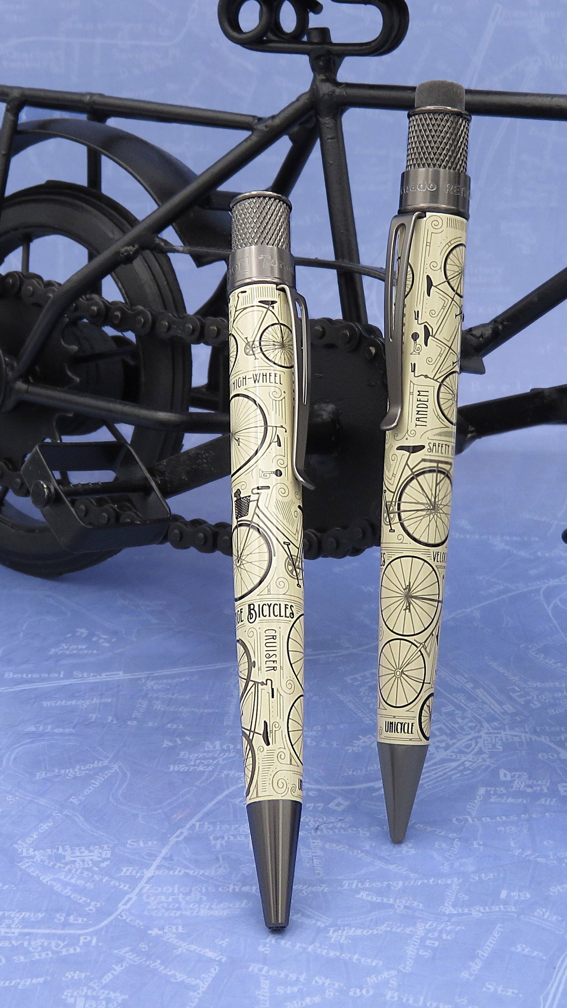 Vintage Bicycles EXCLUSIVE  Pen & Pencil SET