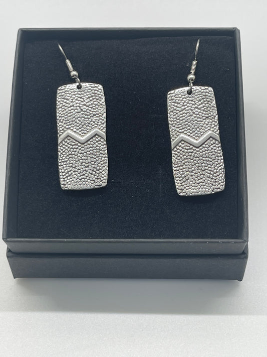 Pebbled Earring #2