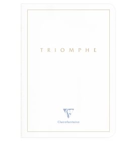 Clairefontaine - "Triomphe" Notebook - Sewn Spine  - 48 Sheets - 6 x 8 1/4" - White