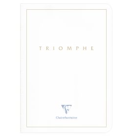 Clairefontaine - "Triomphe" Notebook - Sewn Spine - Lined - 48 Sheets - 6 x 8 1/4" - White