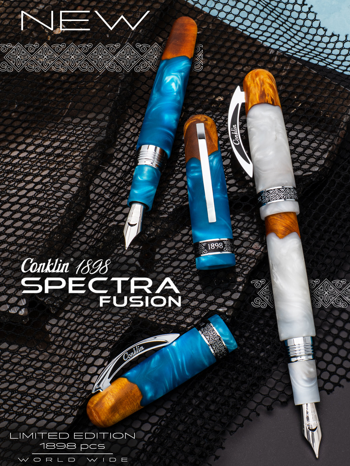 Conklin 1898 Fountain Pen Spectra Fusion