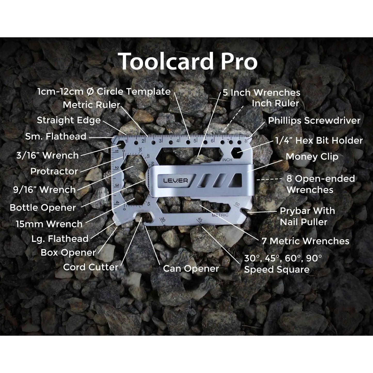 Toolcard Pro with Money Clip