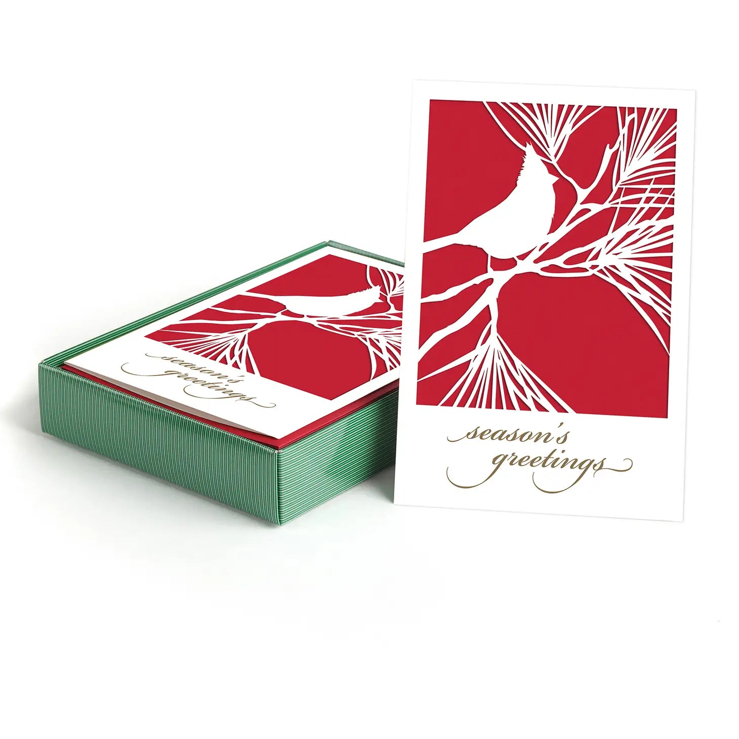 Cardinal Laser Cut Boxed Holiday Cards