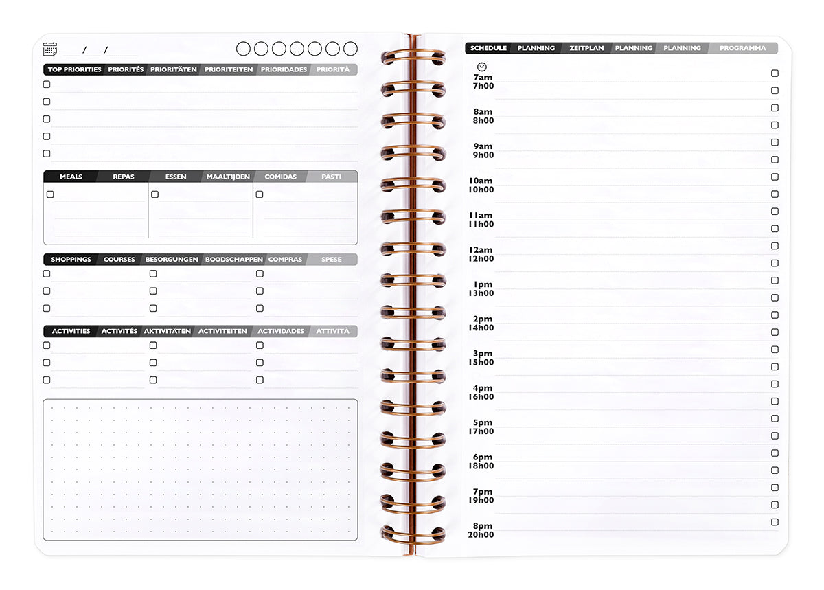 Nomadic My.daily.Planner - ROSE undated