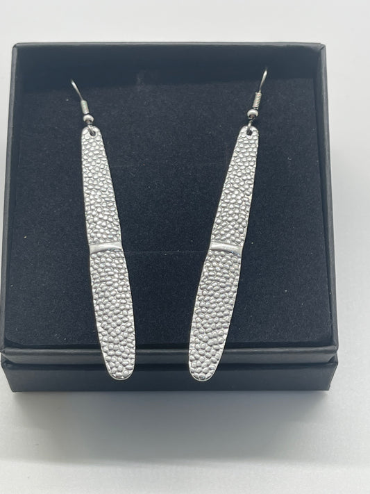 Pebbled Earring #1