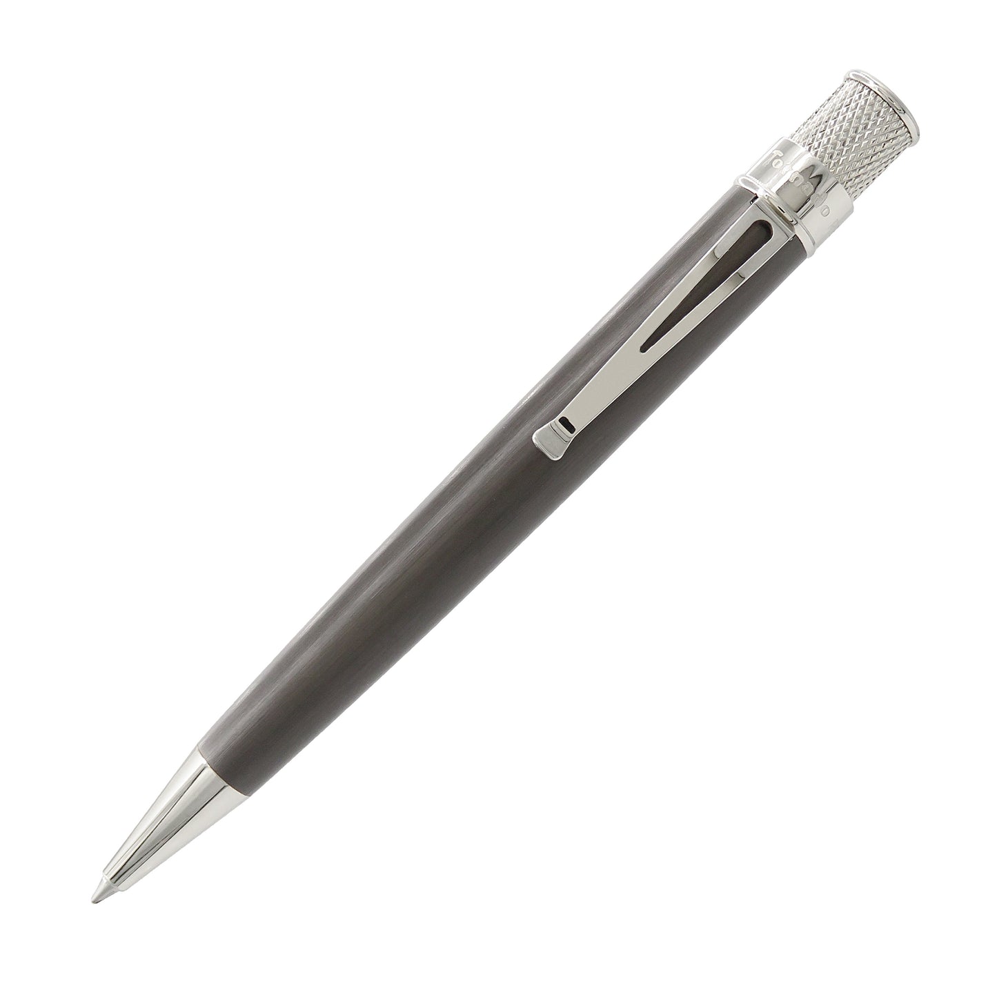 Retro 51 Black Nickel Platinum Tornado Rollerball and Pencil Set