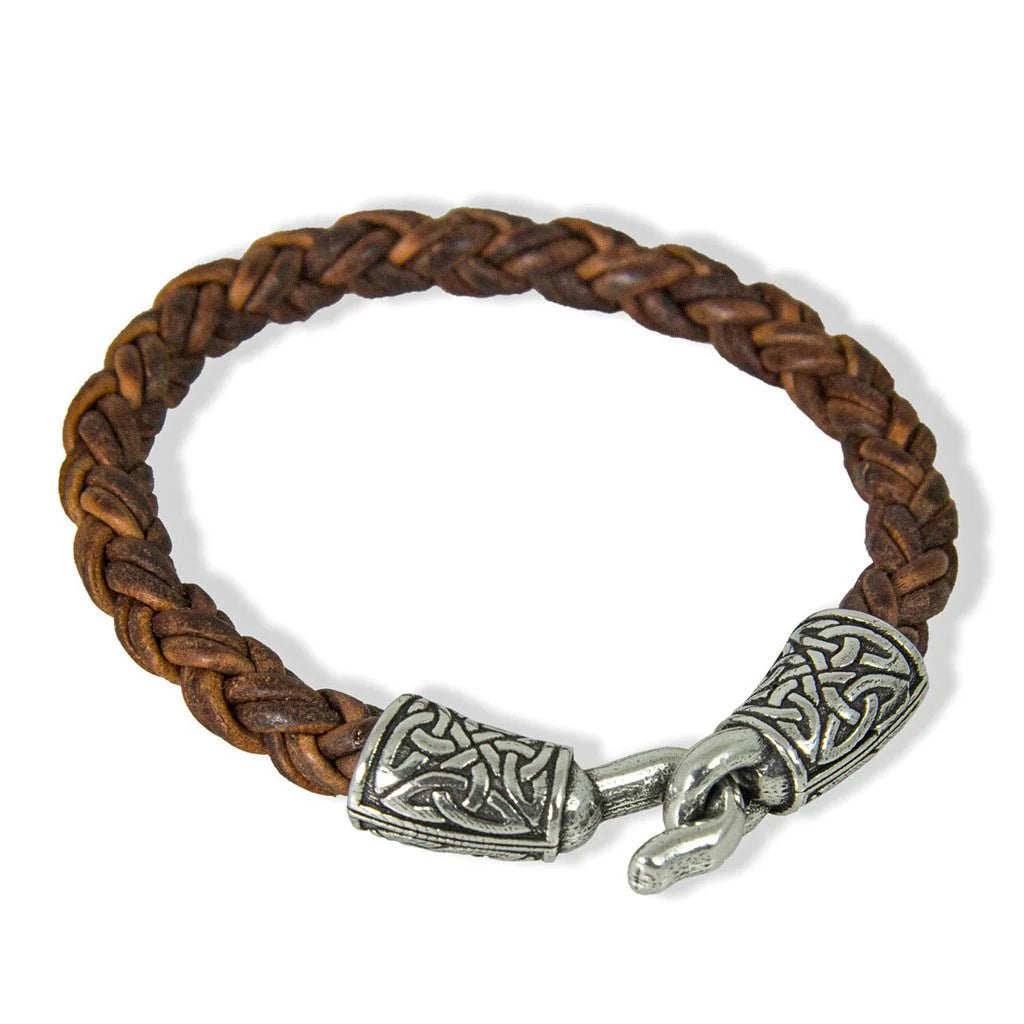 Braided Leather Bracelet by Oberon