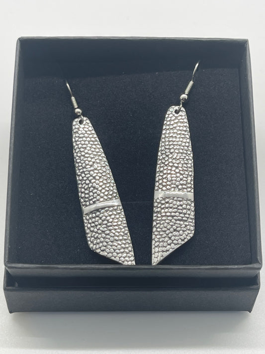 Pebbled Earring #3