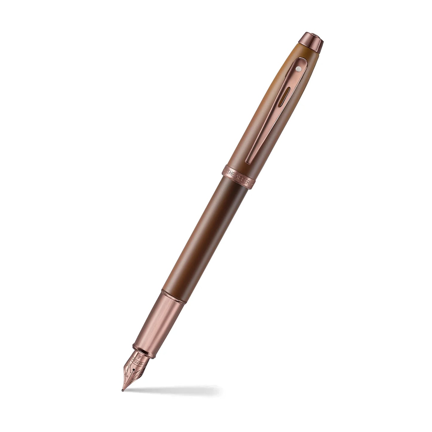 Sheaffer 100 MATTE Coffee Edition with PVD Gold Trim