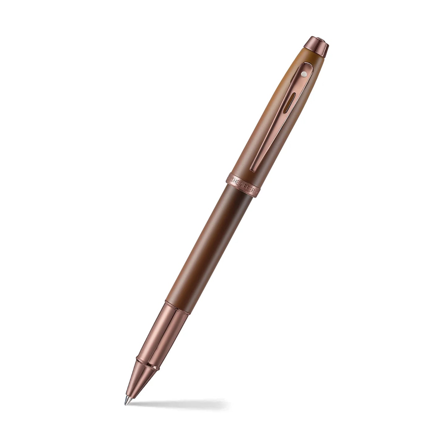 Sheaffer 100 MATTE Coffee Edition with PVD Gold Trim