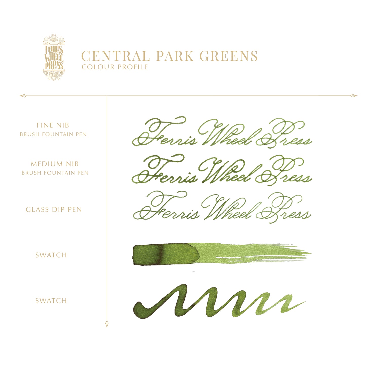 CENTRAL PARK GREENS Ferris Wheel Press 38ml Ink