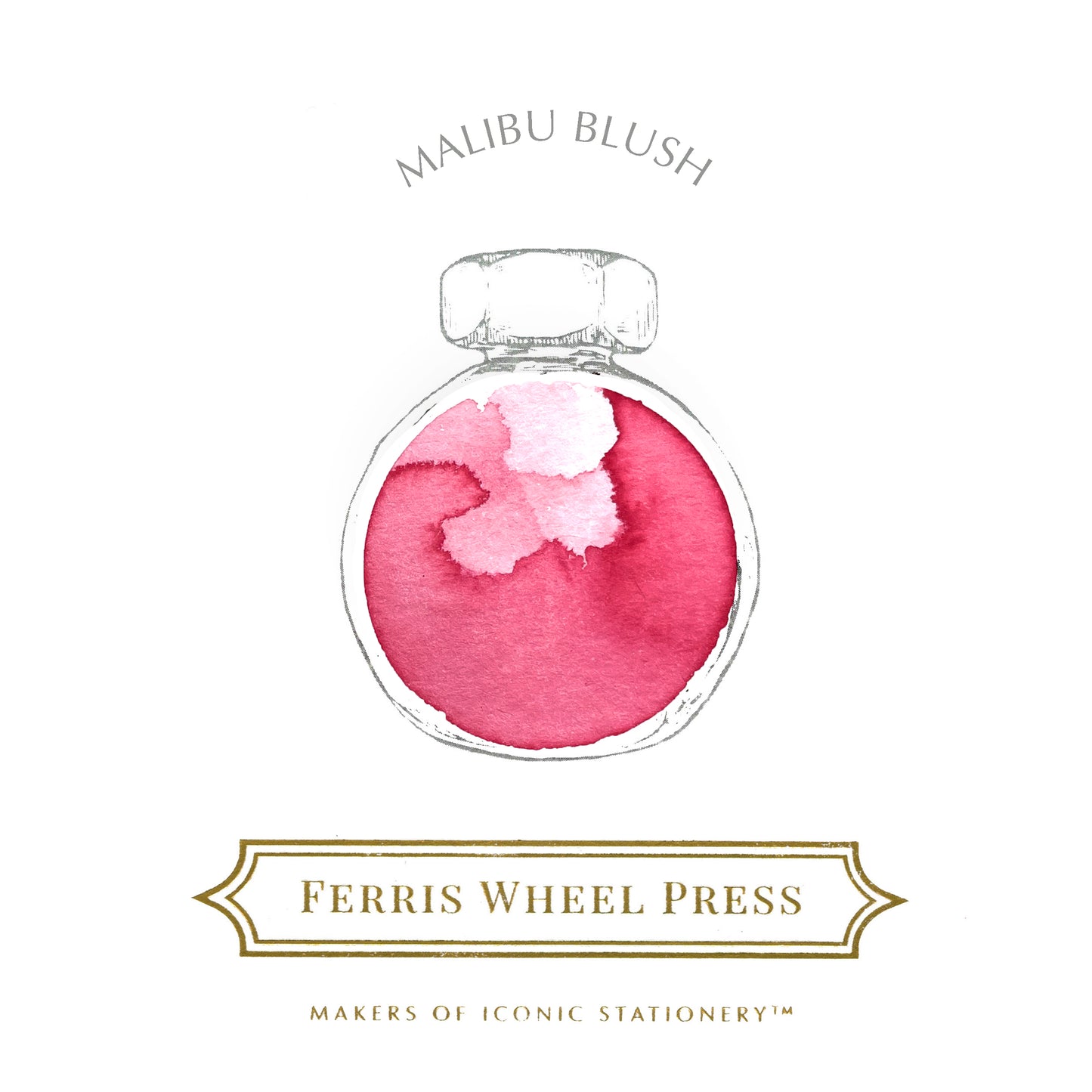 Malibu Blush 38ml Ferris Wheel Press Bottled Ink