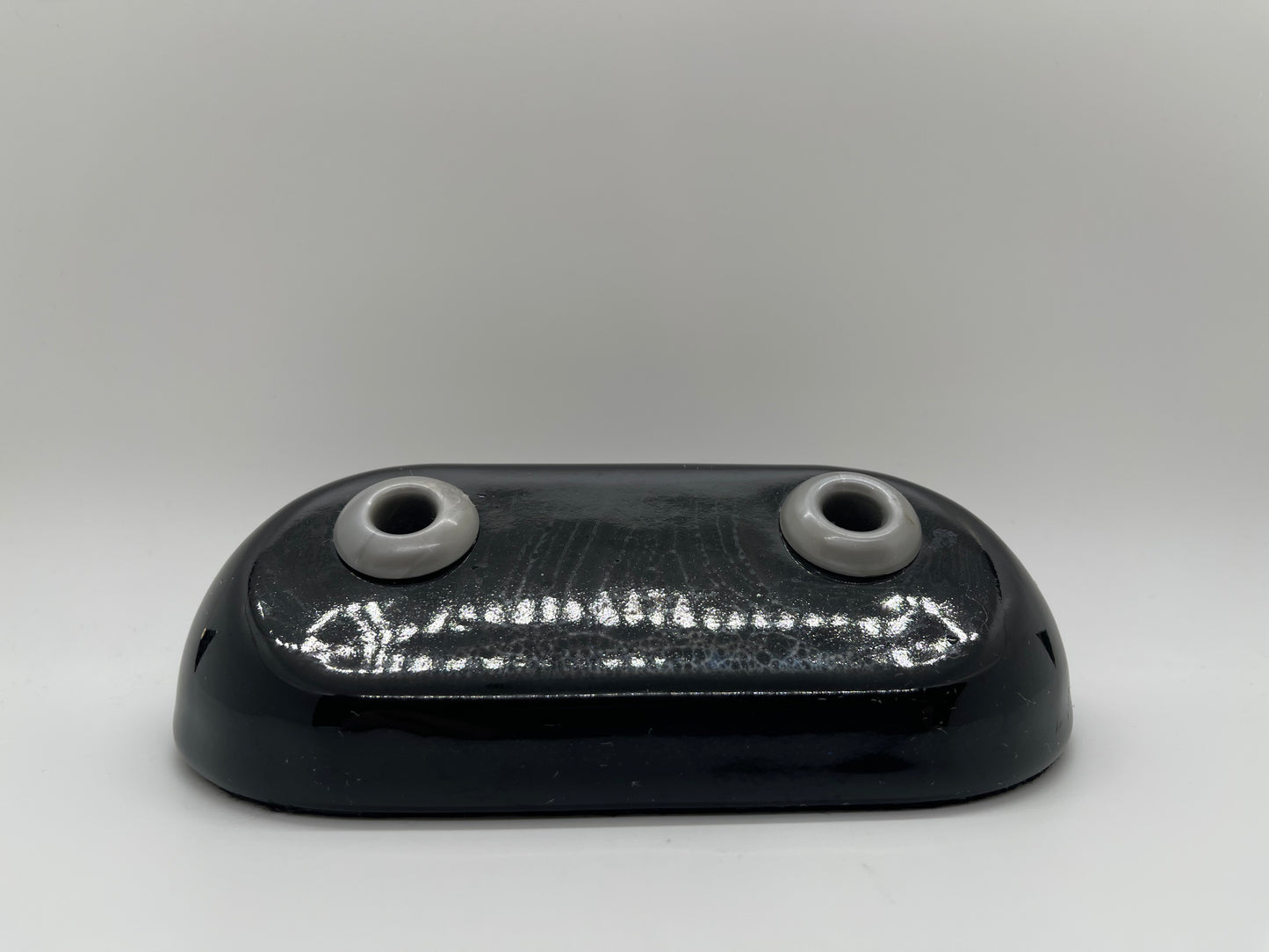 Vintage Double 8 Ball Style Pen holder