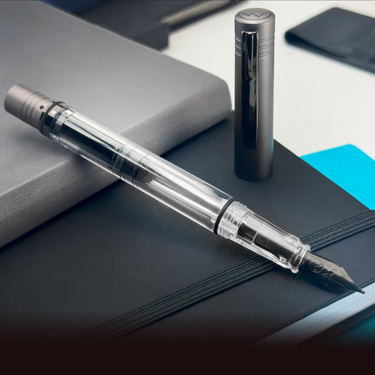 MP1 Coal Grey  Lock-It Piston Technology Fountain Pen Monteverde USA®