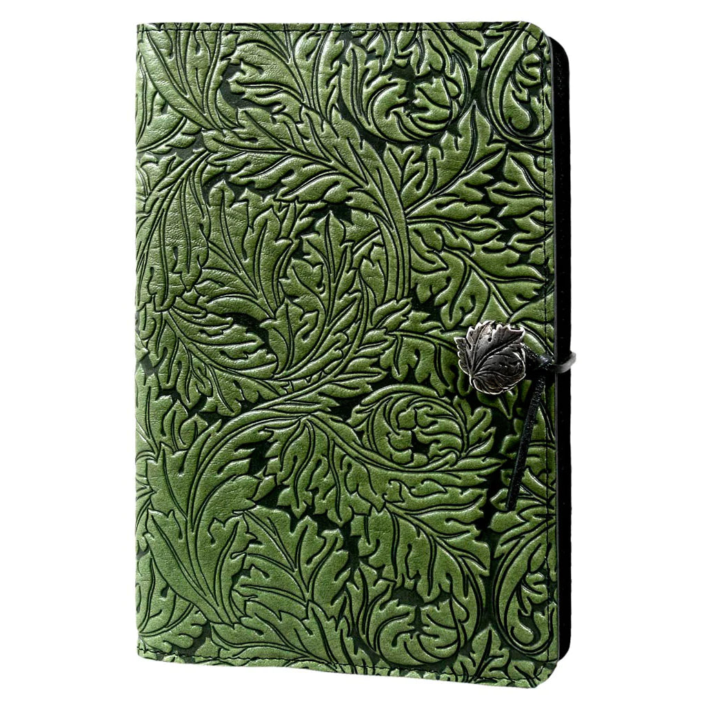 Oberon Original Journal ACANTHUS LEAF in Fern  (6x9inches)