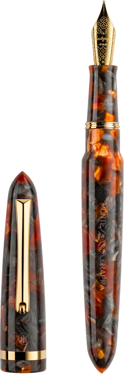 Montegrappa Venetia Plume Agate Medium Nib