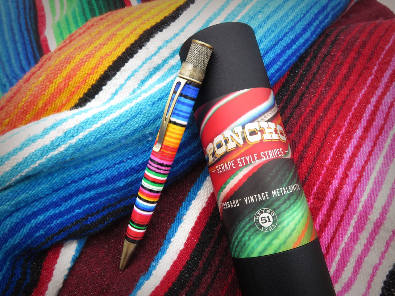Tornado™ Vintage Metalsmith - Poncho Rollerball Pen
