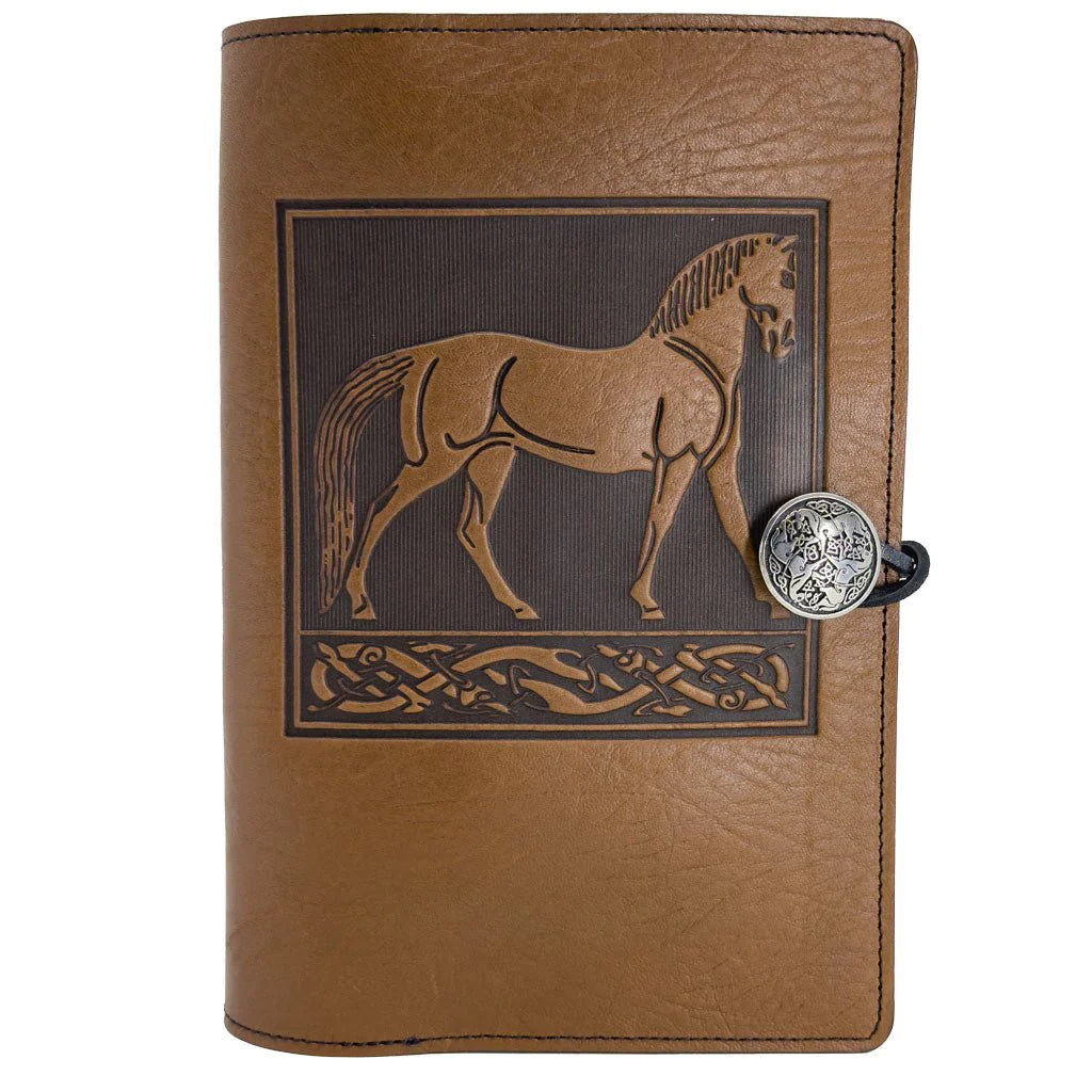 Oberon Original Journal Standing Horse in Saddle (6x9inches)