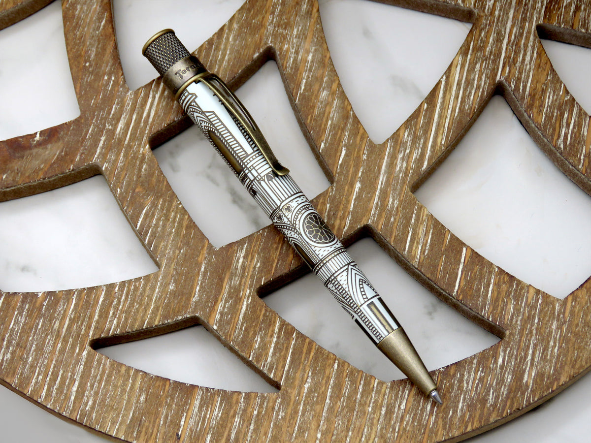 Cathedral Vintage Metalsmith Tornado Rollerball