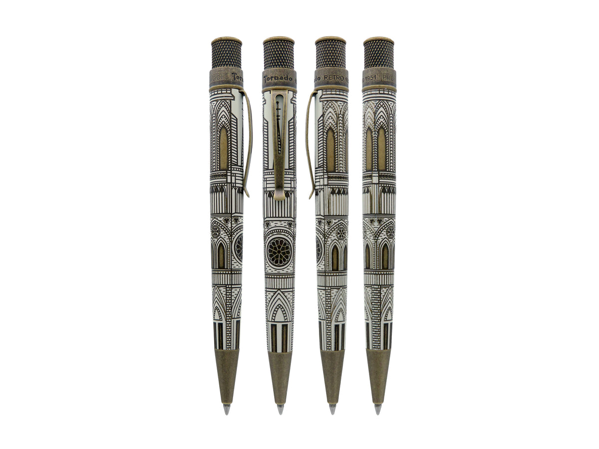 Cathedral Vintage Metalsmith Tornado Rollerball