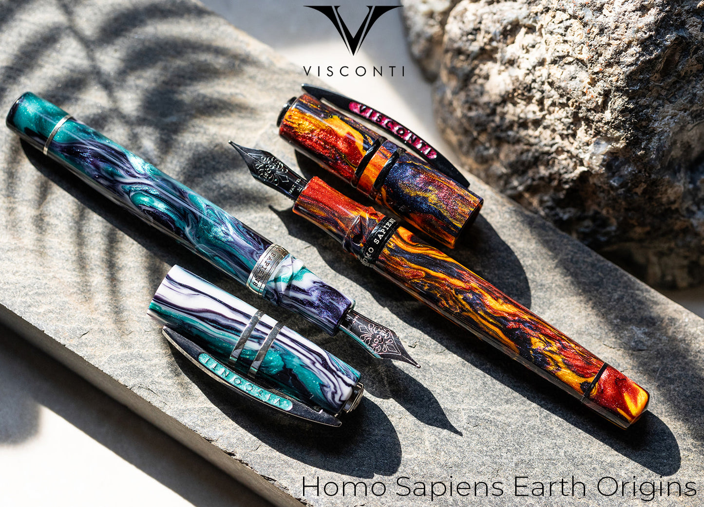 Visconti Homo Sapien Fire and Air Fountain Pen, LE 388