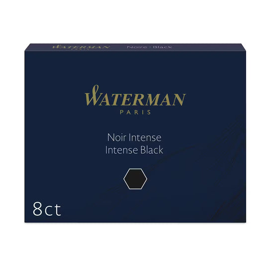 Waterman Fountain Pen Ink Cartridges Refill (8 count)