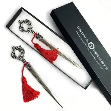 Victorian Pewter Letter Opener