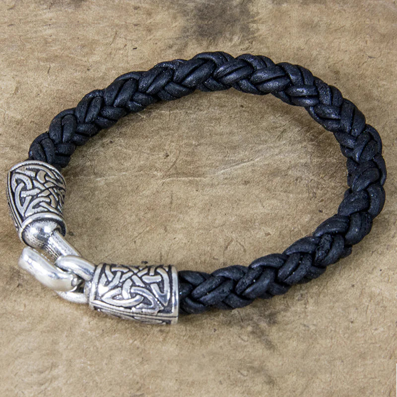 Braided Leather Bracelet by Oberon