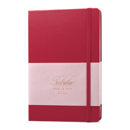 Nebula Note Premium, Dotted, Ruby Wine