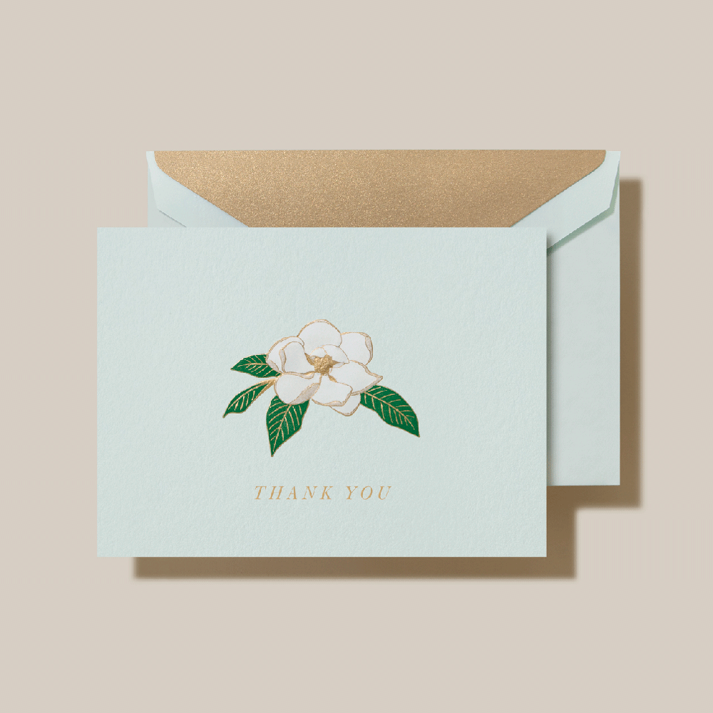 Crane Magnolia Thank You Note