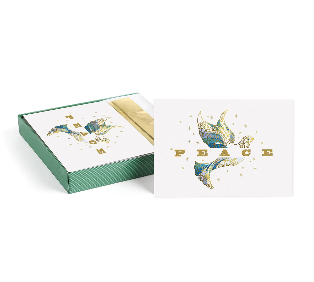 Elegant Dove Boxed Holiday Cards