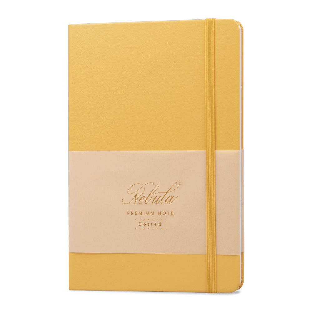 Nebula Premium Note, Dotted, Cozy Yellow